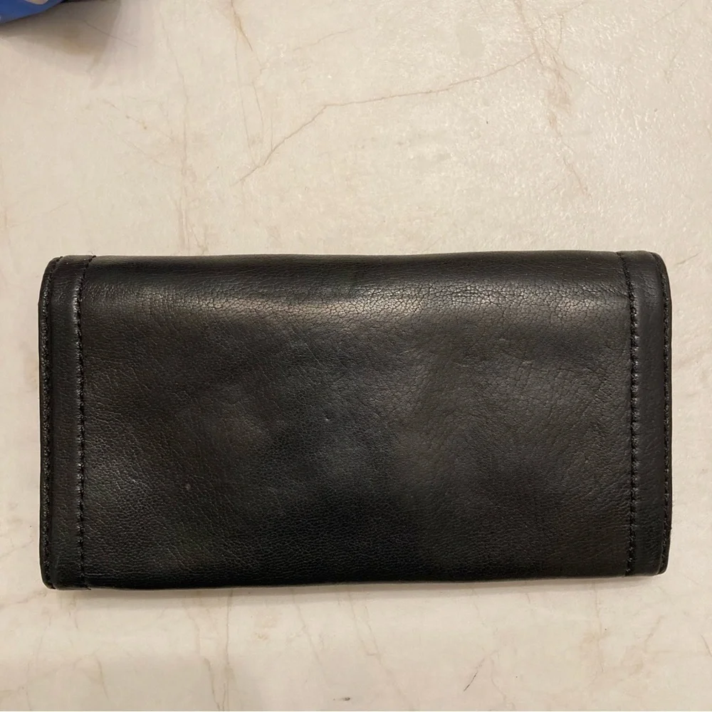 Michael kors black leather wallet